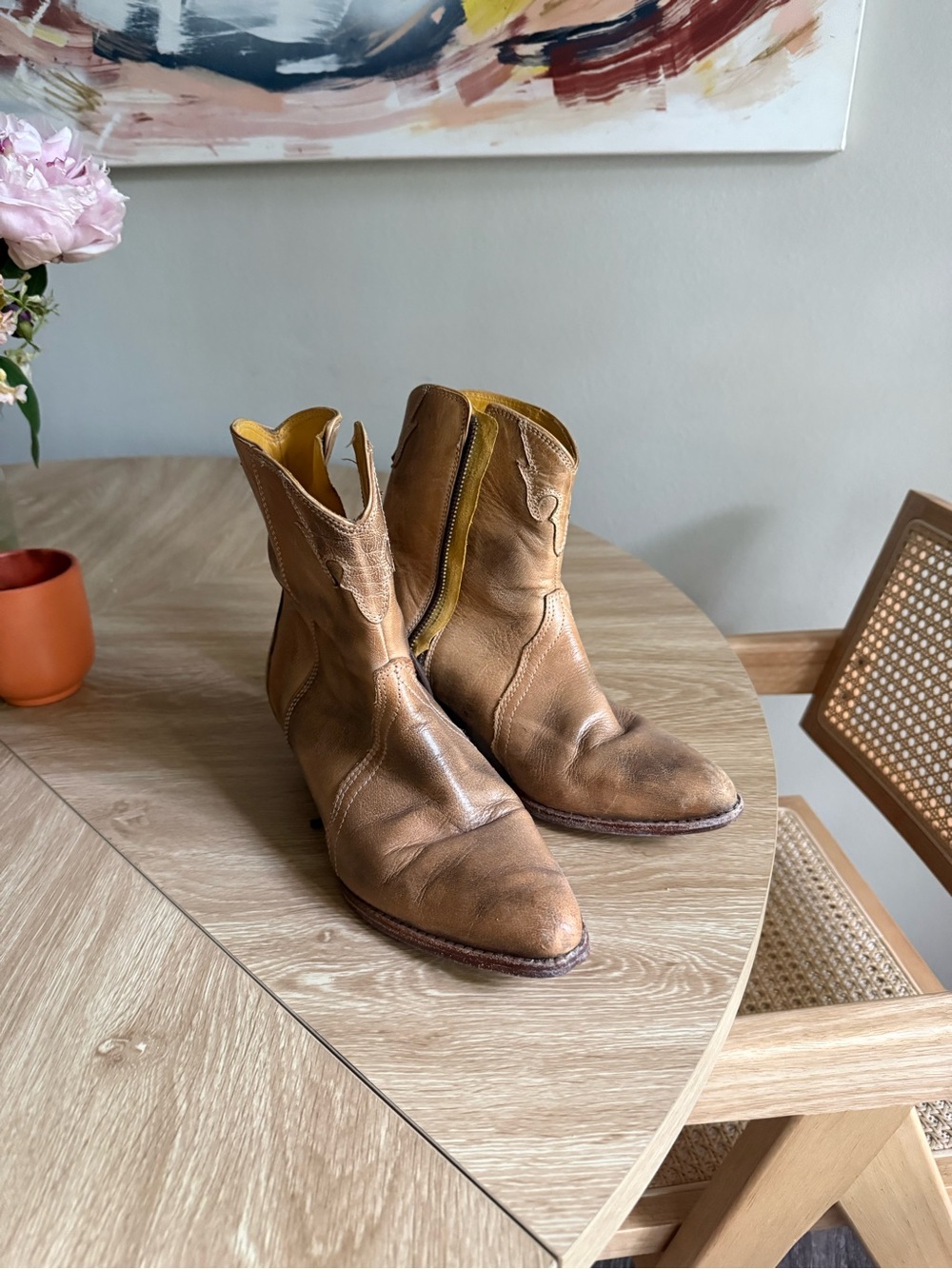 Free People Leather Booties